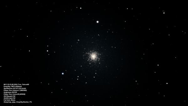M13 Great Globular Cluster in Hercules - Astrophotography