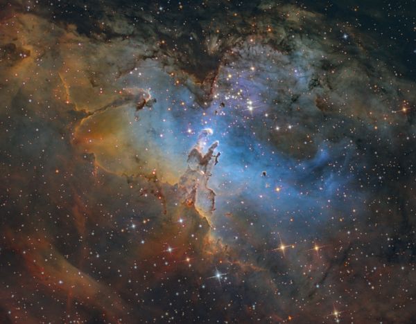 M 16, The Pillars of Creation (HST)(2) - Astrophotography