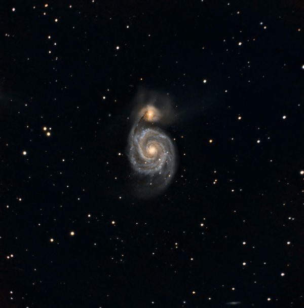 M51 The Whirlpool Galaxy - Astrophotography