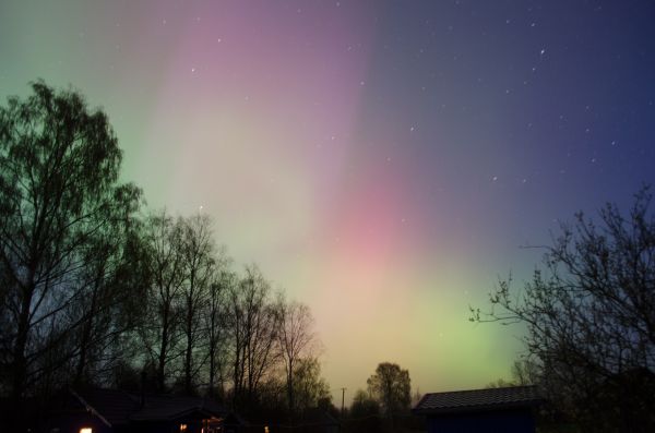 Aurora in Vorobino - Astrophotography