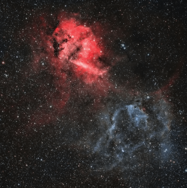 Sh2-132, the Lion Nebula in Cepheus - Astrophotography