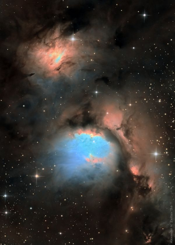 The M78 nebula complex, vdB59, vdB60, LDN1627 in Orion. - Astrophotography