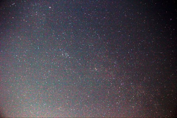 X&H Persei, Perseus, Cassiopeia, and the faintly visible Milky Way - Astrophotography