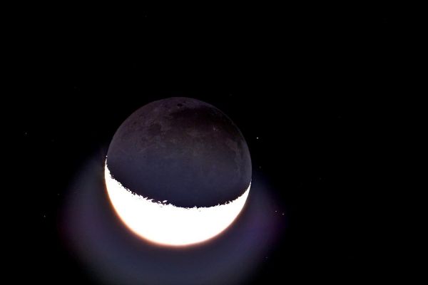 Moon-Mars out of frame - Astrophotography