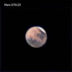 Mars 070125 - Astrophotography