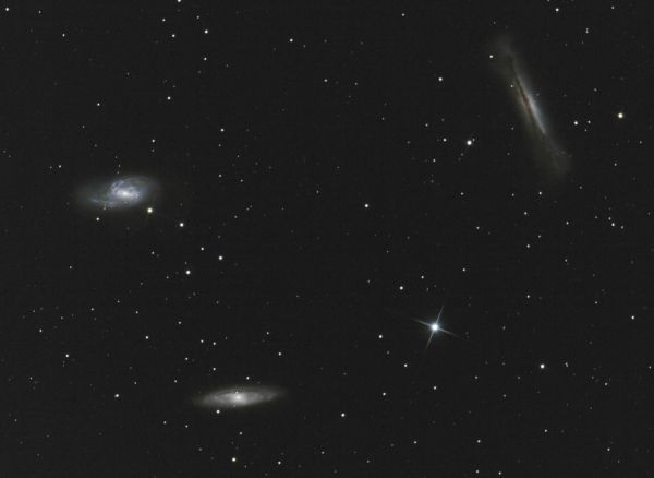 M65, M66, NGC 3628 - Astrophotography