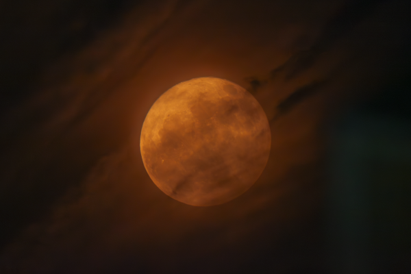 Orange Moon - Astrophotography