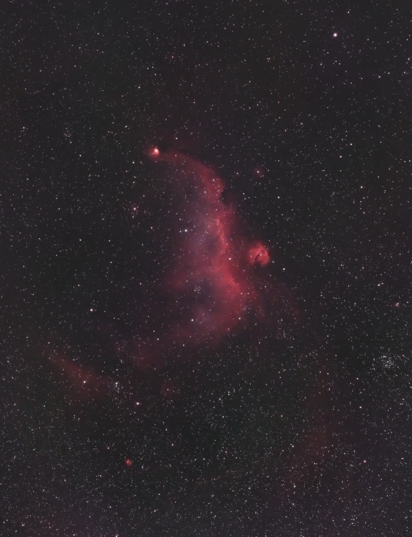 The Seagull Nebula in the constellation Monoceros - Astrophotography