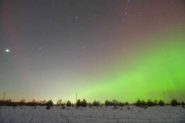 Northern Lights, Jupiter, and SAR - Astrophotography
