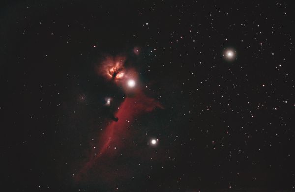 Flame, Horsehead, ngc 2023 - Astrophotography
