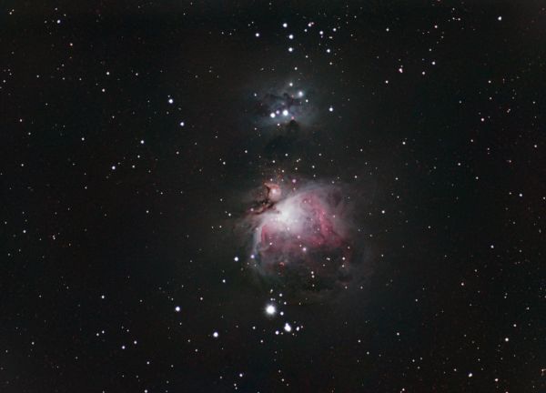 The Orion Nebula M42 and the Running Man Nebula - Astrophotography