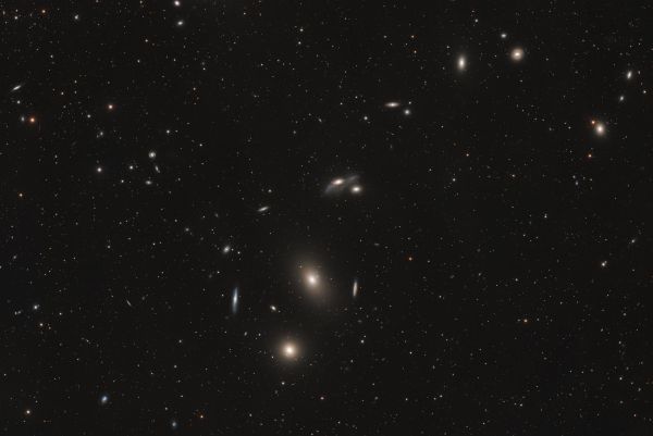 Markarian's Chain. - Astrophotography