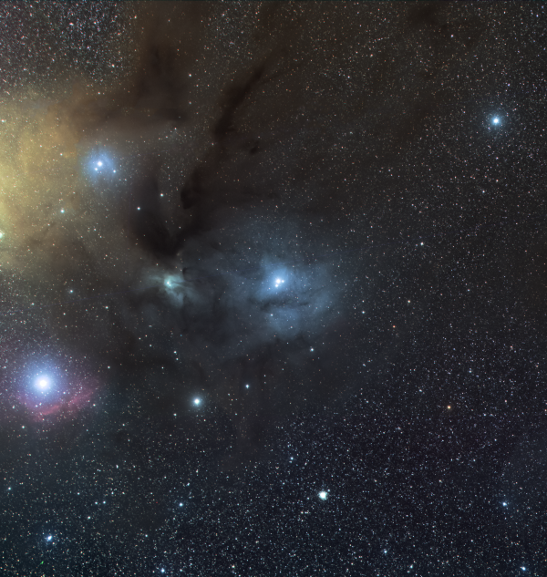 The Rho Ophiuchi molecular cloud (ρ Ophiuchi) - Astrophotography