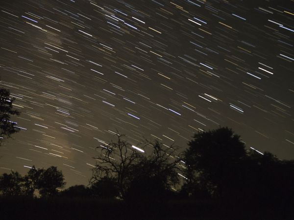 Starry landscape - Astrophotography