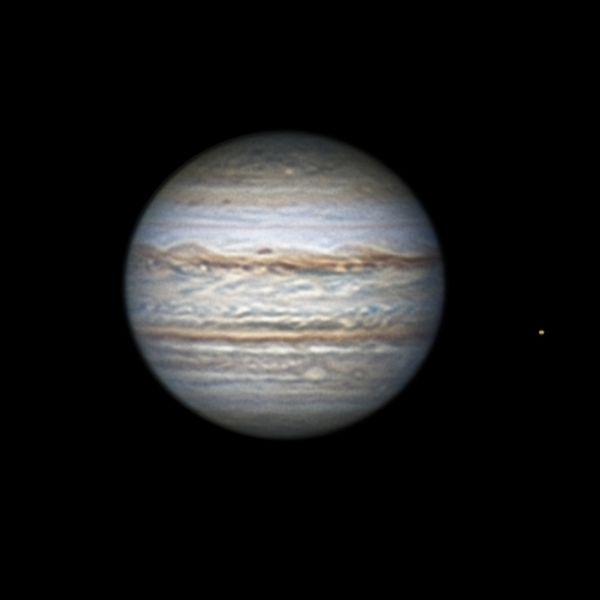Jupiter and Io, 27.08.2022 - Astrophotography