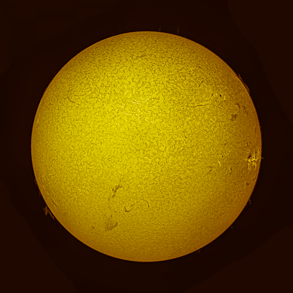 Evening Sun from March 29, 2024 - Astrophotography