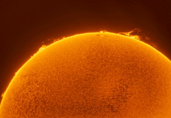 Western limb, March 17, 2023 - Astrophotography