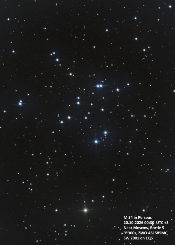 M34 in Perseus