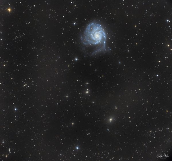 M101 Pinwheel galaxy - Astrophotography