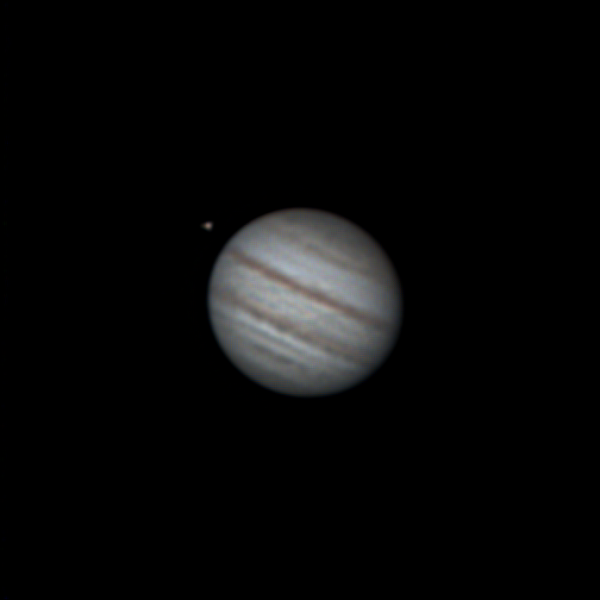 Jupiter and Io after the occultation (August 11, 2022) - Astrophotography