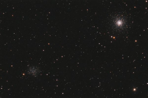 Two clusters - Astrophotography