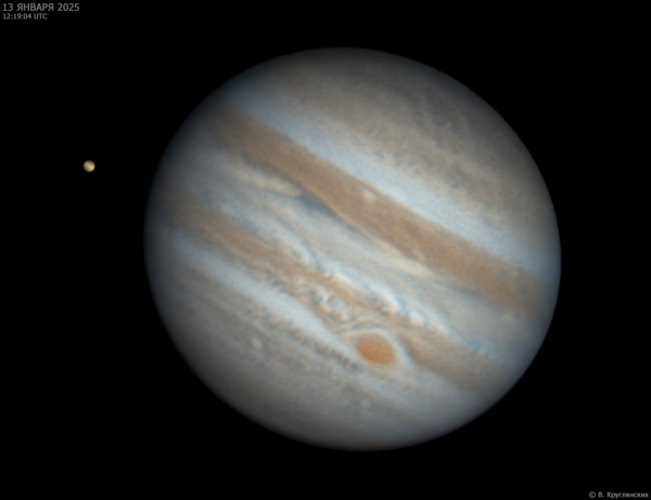 Io on the way to transit Jupiter - Astrophotography