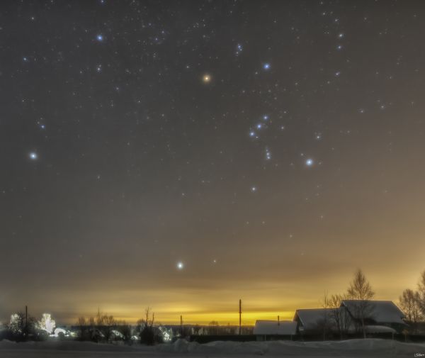 Orion in the Village - Astrophotography