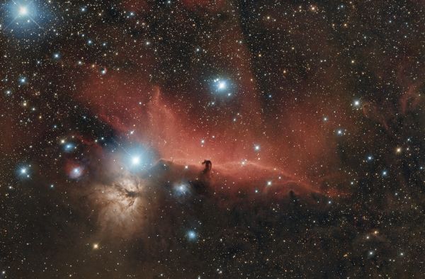 Horsehead and Flame Nebulae - Astrophotography