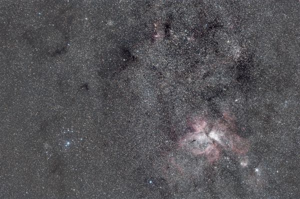 Eta Carinae, the Southern Pleiades, and the 