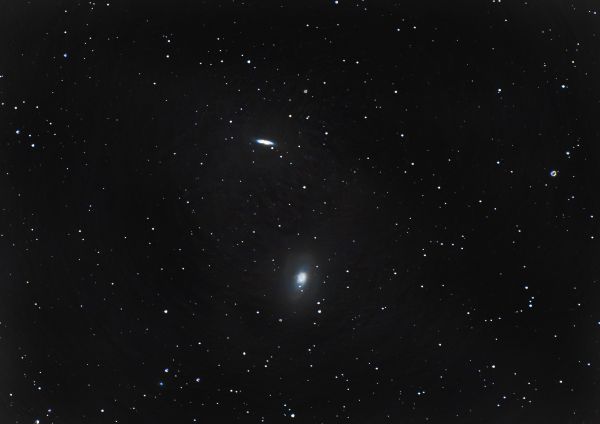 Bode's Galaxy and Cigar Galaxy on August 11 - Astrophotography