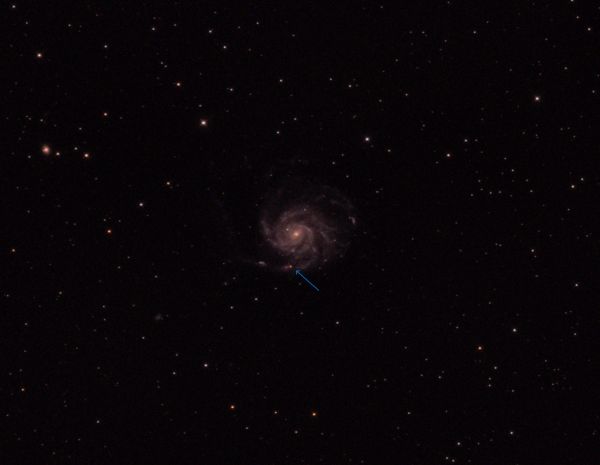 M 101 and supernova SN2023ixf - Astrophotography