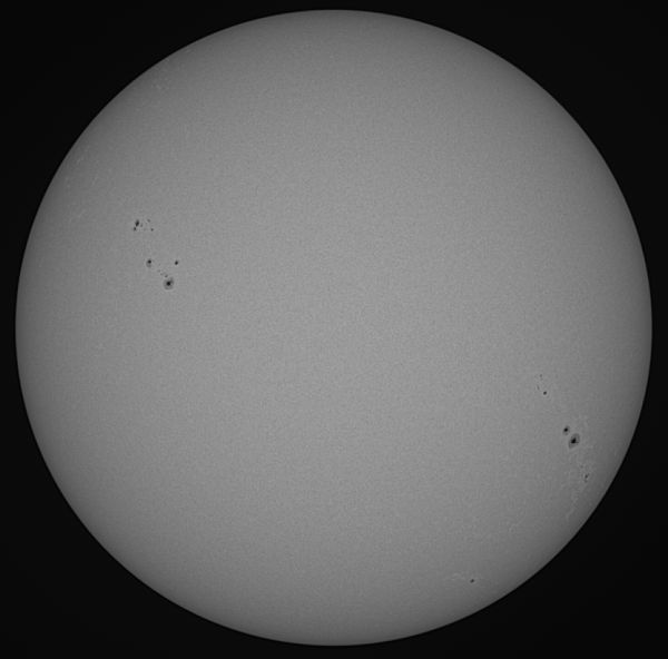 The Sun on the day of the summer solstice June 21, 2025 - Astrophotography