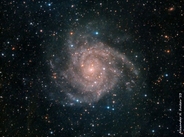 Galaxy IC342 (UGC2847, Caldwell5) in LRGB - Astrophotography