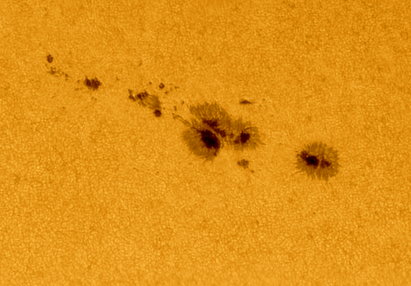 SUNSPOT GROUP #2965 - Astrophotography