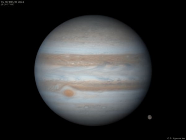 Jupiter and Ganymede - Astrophotography