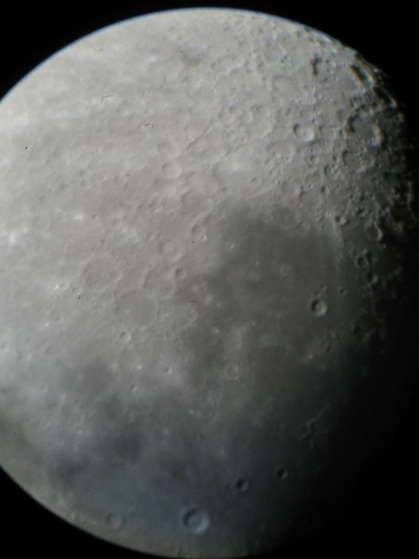 The Moon. My first attempt at astrophotography. - Astrophotography