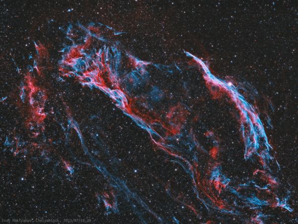 Part of the Veil Nebula complex (