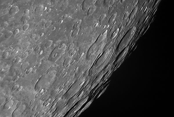Fragment of the Moon - Astrophotography