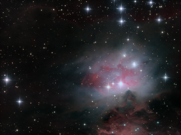 NGC 1977 Running Man in Orion Ha_LRGB - Astrophotography