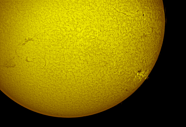 Evening Sun from March 29, 2024 - Astrophotography