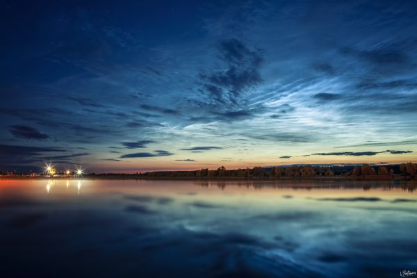 Noctilucent clouds, Gorodnya-on-the-Volga, July 23, 2023. - Astrophotography