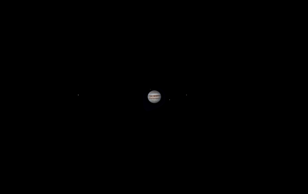 Jupiter and its moons: Ganymede, Callisto, Europa, and Io from July 9, 2022 - Astrophotography