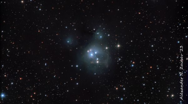 NGC 7129 in LRGB - Astrophotography