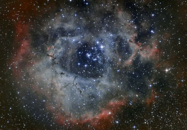 Rosette nebula, NGC 2237 - Astrophotography