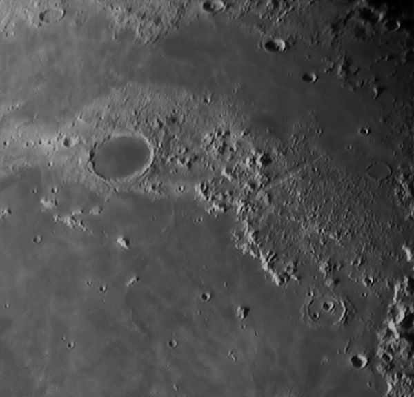 Plato Crater, the Alps - Astrophotography