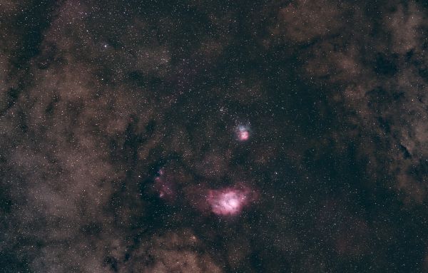 Laguna and Trifid - Astrophotography