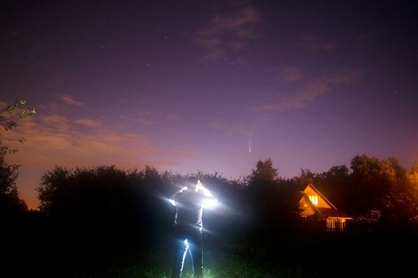 Observing the comet - Astrophotography