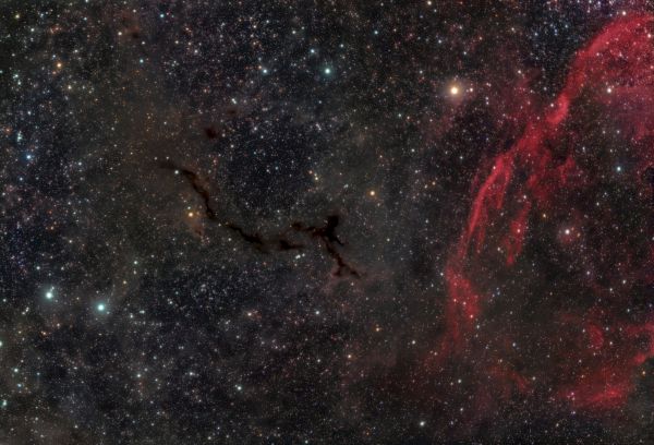 The Seahorse Nebula near the wings of the Bat Nebula - Astrophotography