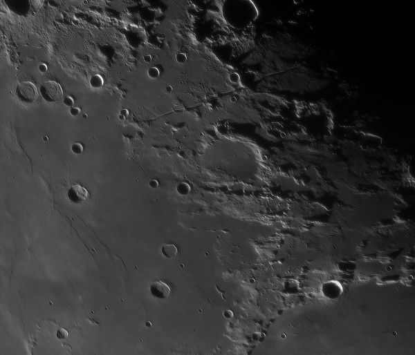 Ariadaeus Rille, Julius Caesar Crater - Astrophotography