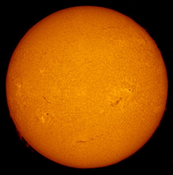 Panorama of the Sun in the Chromosphere, March 9. - Astrophotography